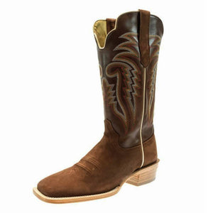 R. Watson Men's Chocolate Rough Out Boot MEN - Footwear - Western Boots R Watson   