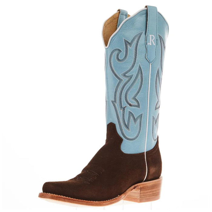 R. Watson Women's Heavy Rough Out Cutter Toe Boot WOMEN - Footwear - Boots - Western Boots R Watson