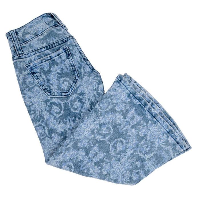 Rock & Roll Denim Girl's Floral Bargain Button Flare Jean KIDS - Girls - Clothing - Jeans Panhandle