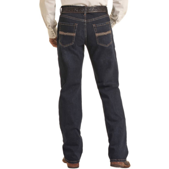 Rock & Roll Denim Men's V46 Rope Stitch Stackable Bootcut Jean MEN - Clothing - Jeans Panhandle
