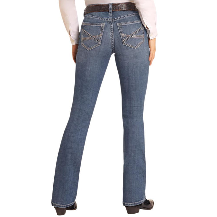 * Rock & Roll Denim Women's Curved Riding Jeans - FINAL SALE WOMEN - Clothing - Jeans Panhandle