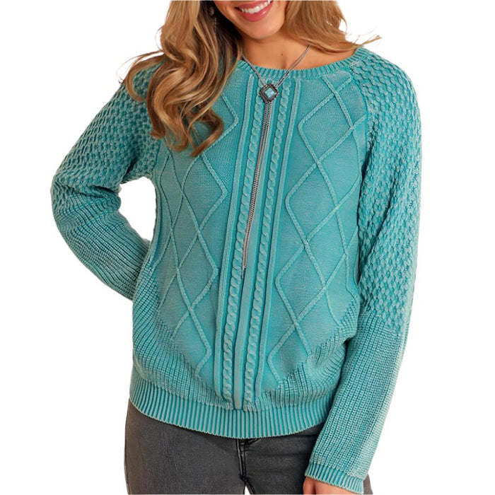 * Rock & Roll Denim Women's Knit Sweater - FINAL SALE WOMEN - Clothing - Sweaters & Cardigans Panhandle