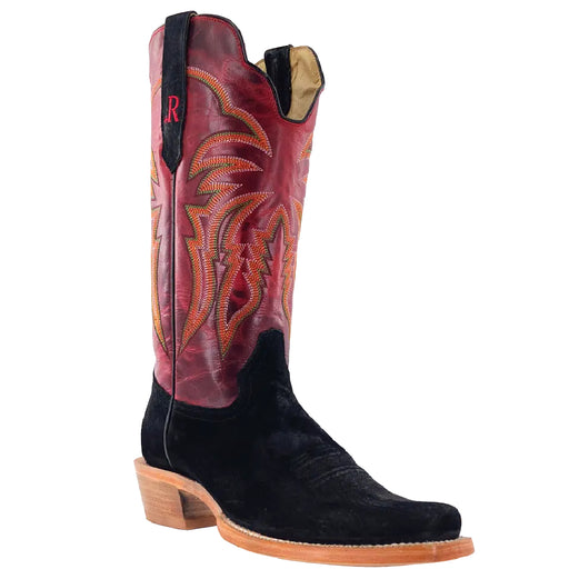 R. Watson Men's Black Boar Cutter Toe Boot MEN - Footwear - Western Boots R Watson