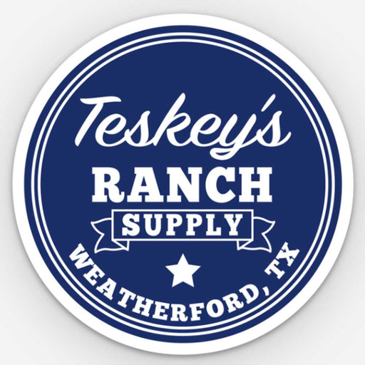 Teskey's Ranch Supply Round Vinyl Sticker TESKEY'S GEAR - Stickers Teskey's