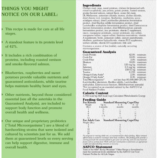 Taste of the Wild Rocky Mountain Dry Cat Food Feed & Hay - Feed Taste of the Wild