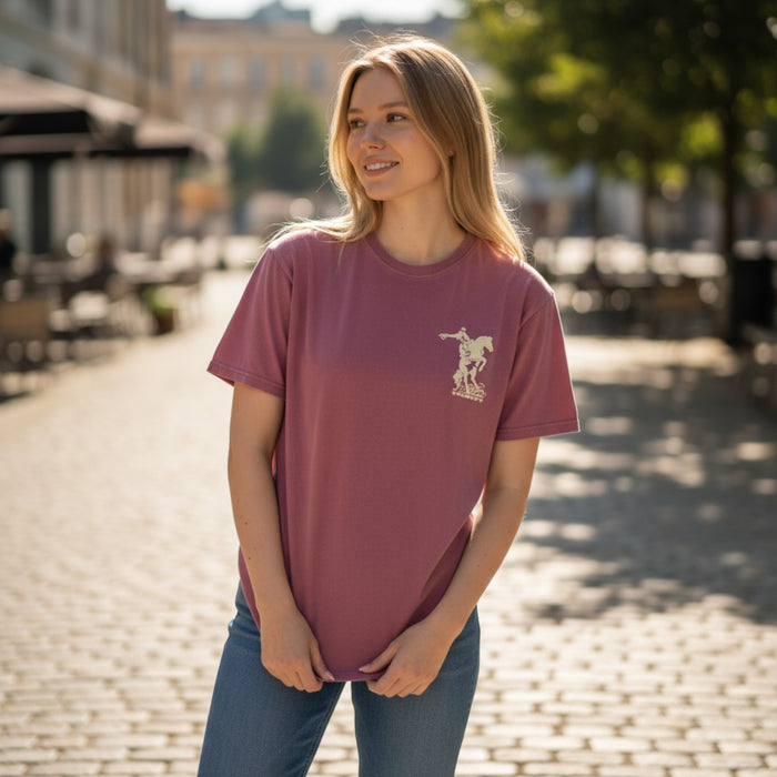 Teskey's More Saddles Than Sense Tee