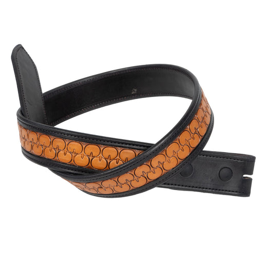 Randall Top Shelf Tooled Running Arches Belt - Black/Antique MEN - Accessories - Belts & Suspenders Randall Top Shelf