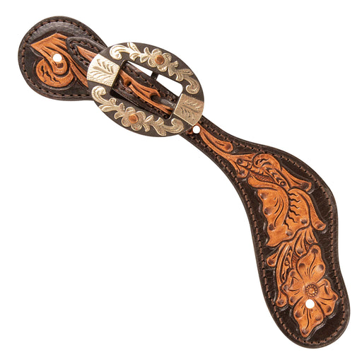 Cashel Two-Tone Spur Straps Tack - Spur Straps Cashel