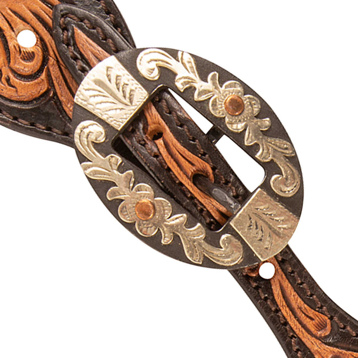 Cashel Two-Tone Spur Straps Tack - Spur Straps Cashel