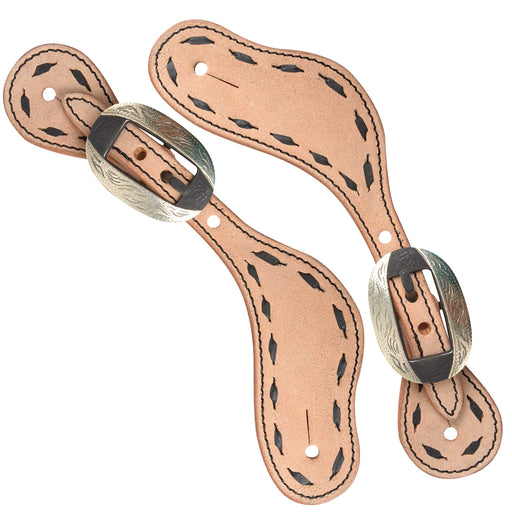 Cashel Buckstitch Spur Straps w/Premium Buckles Tack - Spur Straps Cashel