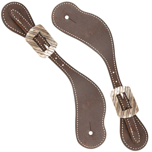 Martin Saddlery Cowboy Spur Straps w/Bandera Buckles Tack - Spur Straps Martin Saddlery