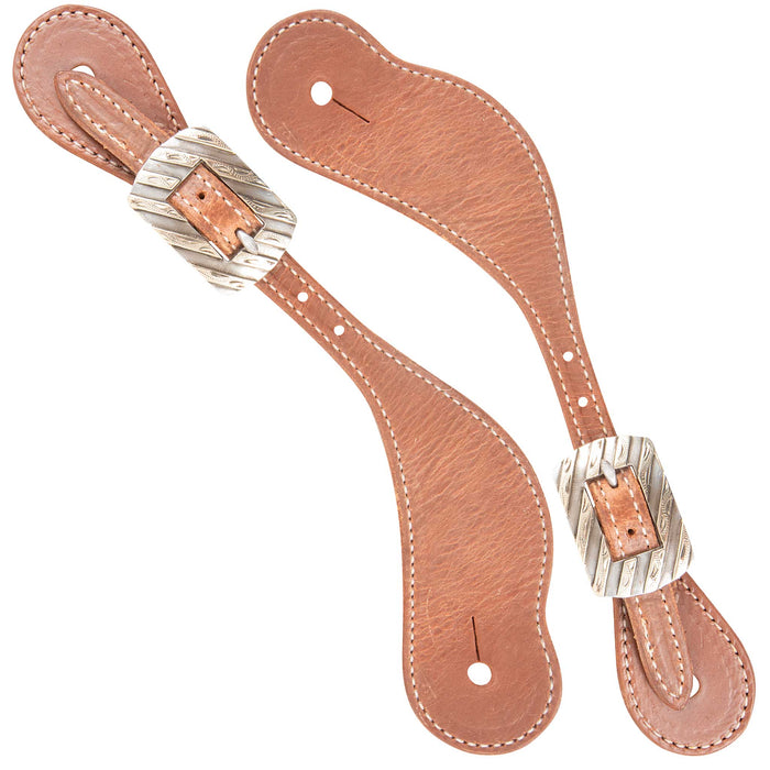 Martin Saddlery Roughout Cowboy Spur Straps Tack - Spur Straps Martin Saddlery