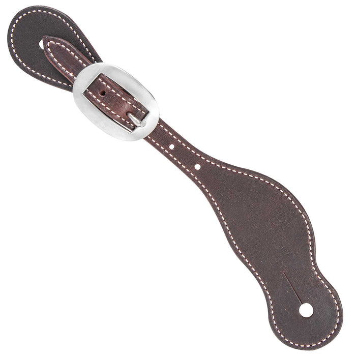 Martin Saddlery Alpine Spur Straps Tack - Spur Straps Martin Saddlery Latigo with Stitching