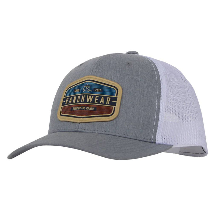 STS Ranchwear Stripe Hexagon Patch Hat HATS - BASEBALL CAPS STS Ranchwear