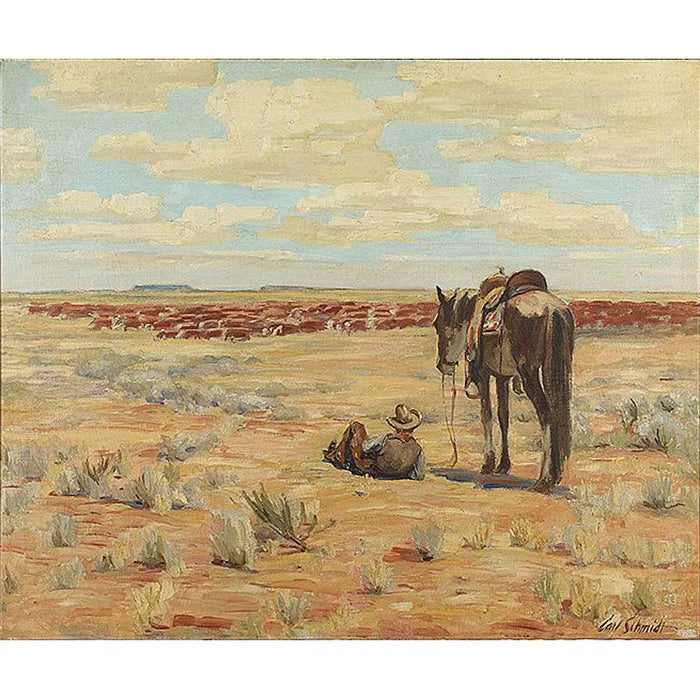 Watching the Herd By Carl Schmidt Collectibles Carl Schmidt