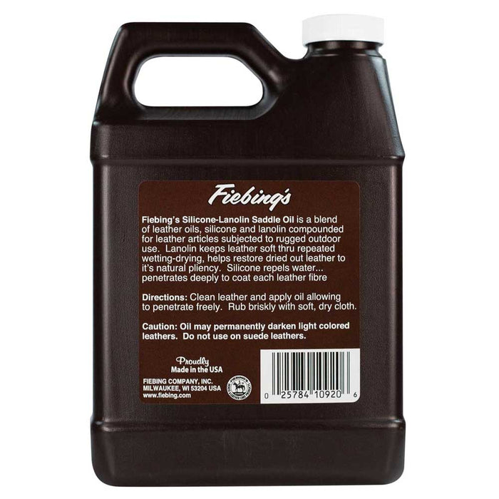 Fiebing's Silicone Lanolin Saddle Oil Barn - Leather Working Fiebings