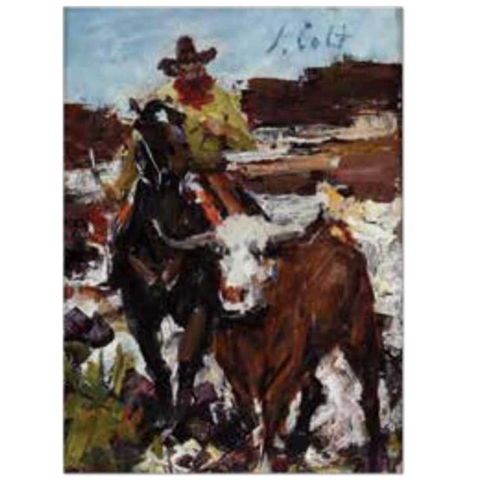 Cowboy on Horseback, by James Lee Colt Collectibles James Lee Colt