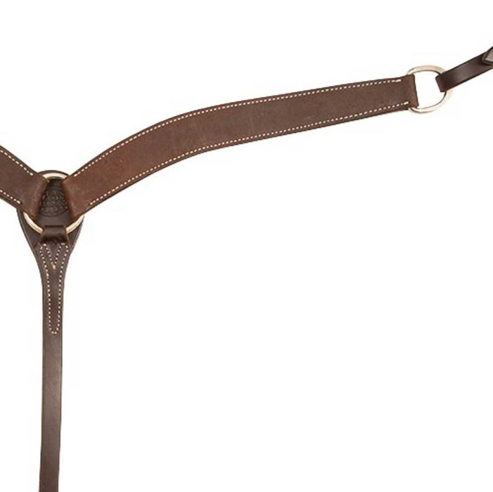 Martin Saddlery 1-3/4" Chocolate Roughout Breast Collar Tack - Breast Collars Martin Saddlery