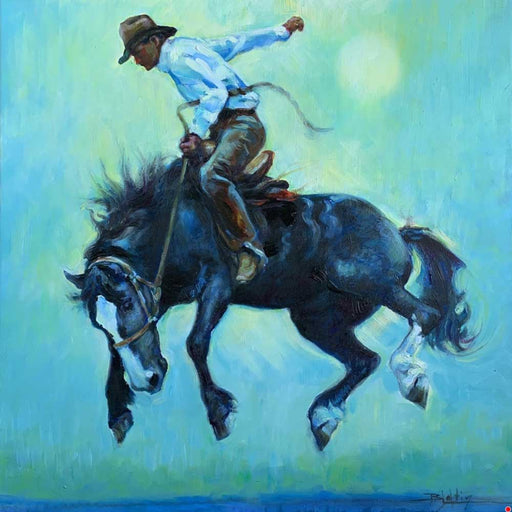 Turquoise Bronc By Beth Loftin Collectibles Beth Loftin