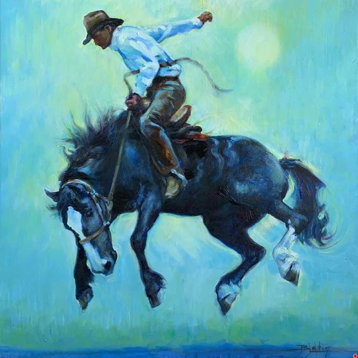 Turquoise Bronc By Beth Loftin Collectibles Beth Loftin