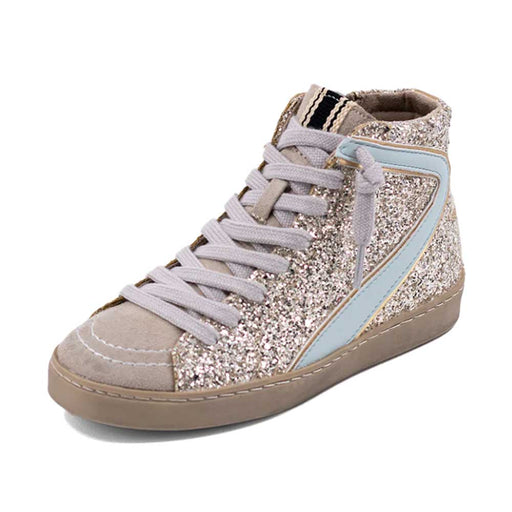 ShuShop Rooney Girl's Mini Sneaker - Sterling Glitter KIDS - Girls - Footwear - Casual Shoes ShuShop