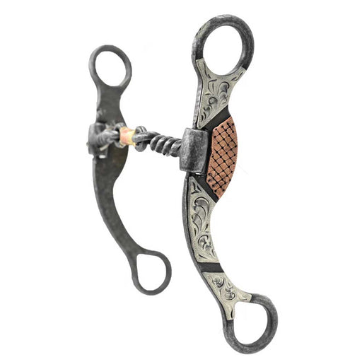 Aged Steel Twisted Dogbone Bit W/Trim Tack - Bits Formay