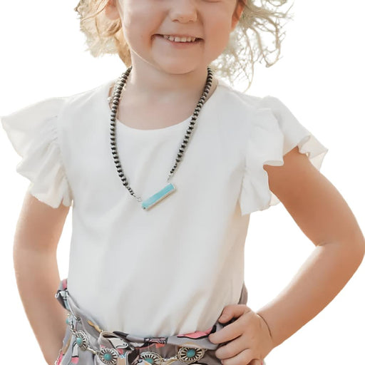 Shea Baby Toddler Ruffle Top - Cream KIDS - Baby - Baby Girl Clothing Shea Baby