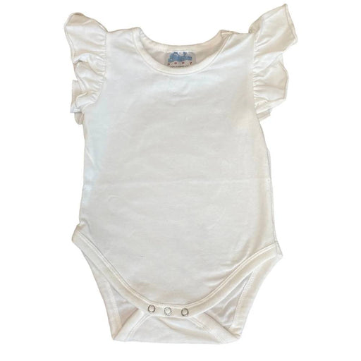 Shea Baby Ruffle Onesie - Cream KIDS - Baby - Baby Girl Clothing Shea Baby