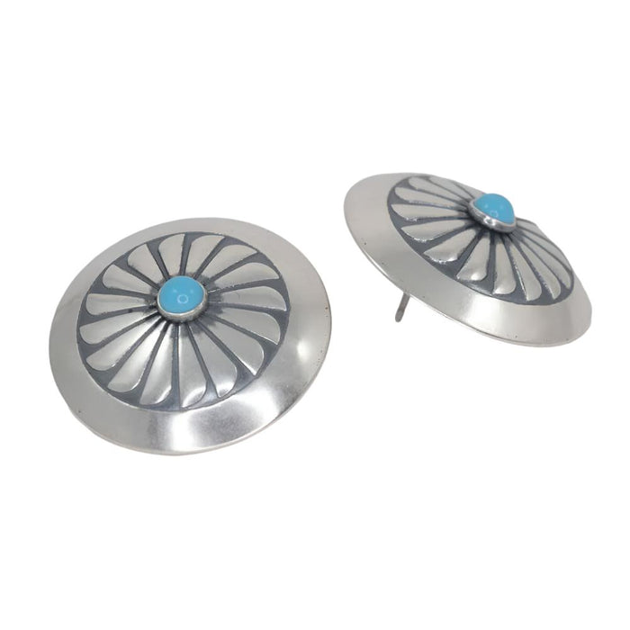 Minda Conch Pinwheel Stud Earrings - Small WOMEN - Accessories - Jewelry - Earrings Sunwest Silver