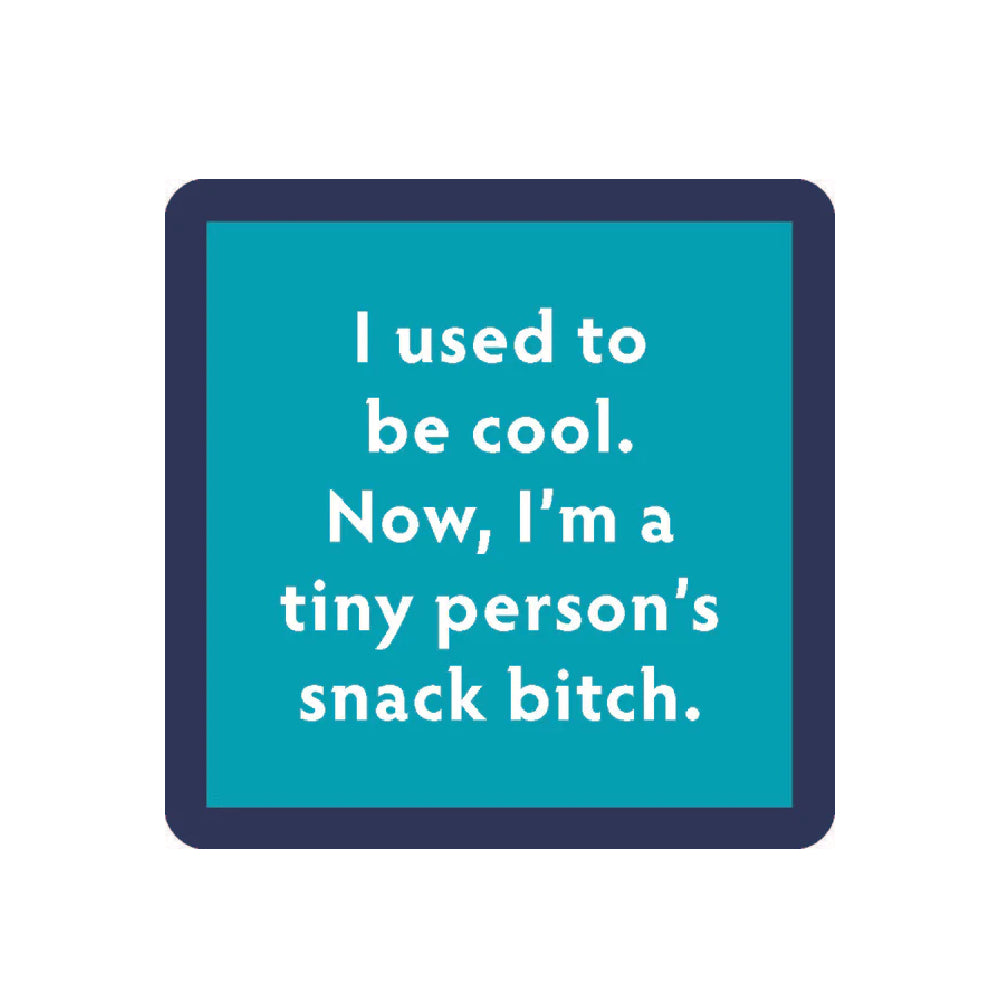 Snack Bitch Coaster HOME & GIFTS - Home Decor - Decorative Accents Drinks On Me   