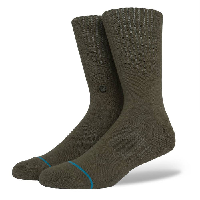* Stance Men's Icon Crew Sock - Green - FINAL SALE MEN - Clothing - Underwear, Socks & Loungewear - Socks Stance
