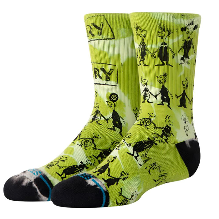 Stance x The Grinch Kid's Down In Whovile Crew Socks KIDS - Accessories - Socks & Underwear Stance
