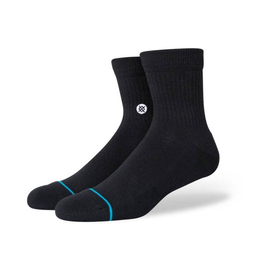 Stance Men's Icon Quarter Socks - Black MEN - Clothing - Underwear, Socks & Loungewear - Socks Stance