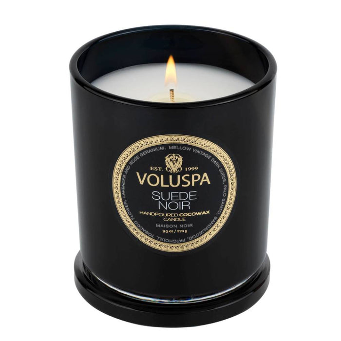 Voluspa Suede Noir Classic Candle HOME & GIFTS - Home Decor - Candles + Diffusers Voluspa