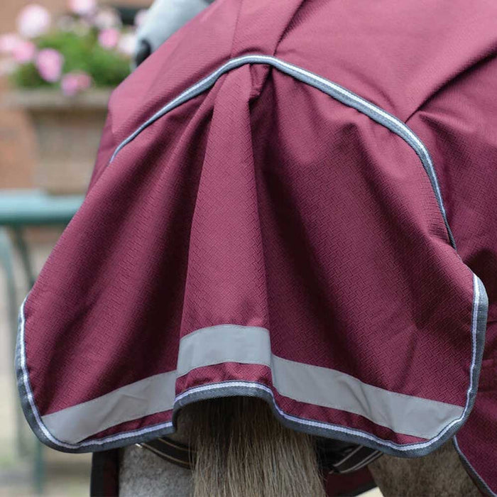 Weatherbeeta Comfitec Plus Dynamic ll Standard Neck Medium - Maroon/Grey