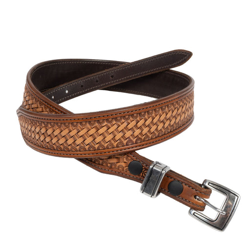 Randall Top Shelf Tapered Basket Weave Belt - Tan/Natural MEN - Accessories - Belts & Suspenders Randall Top Shelf
