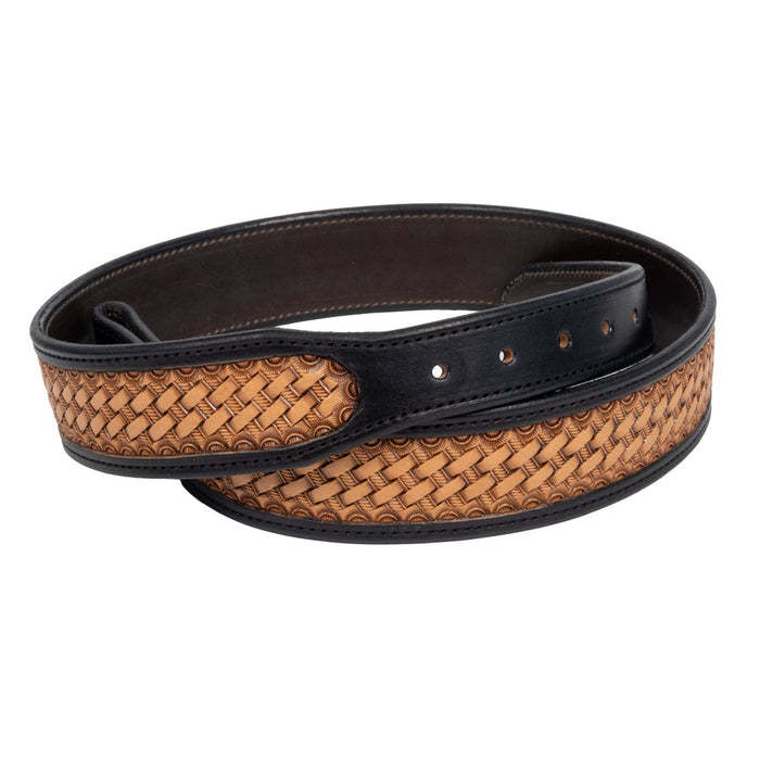 Randall Top Shelf Tapered Basket Weave Belt - Black/Natural MEN - Accessories - Belts & Suspenders Randall Top Shelf