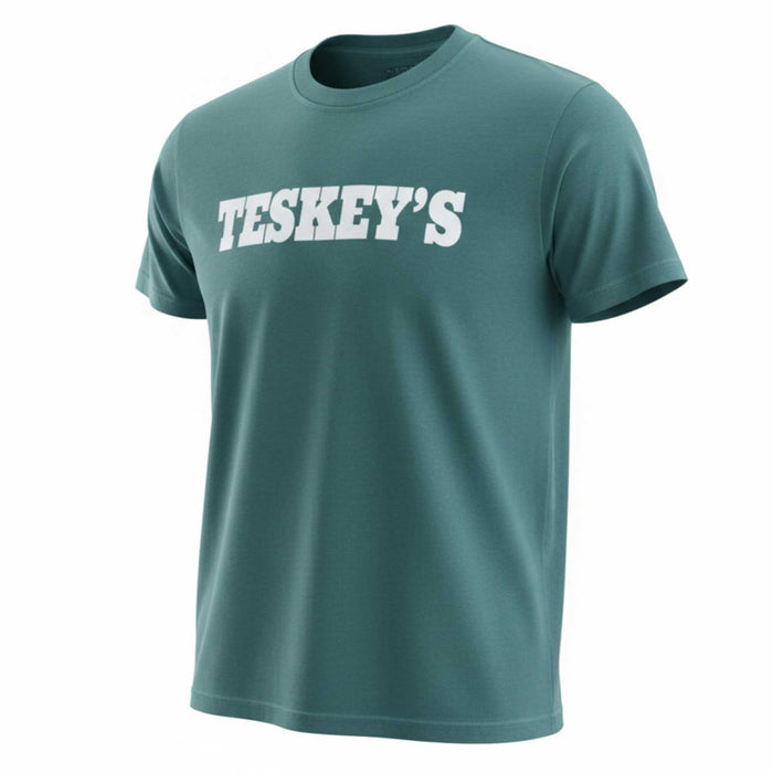 Teskey's Plain Logo Tee - Emerald