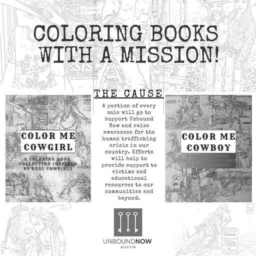 Color Me Cowgirl & Cowboy Coloring Books HOME & GIFTS - Books MISC
