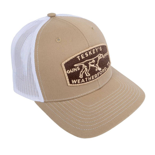 Teskey's G&A Pointer Cap - Khaki/White TESKEY'S GEAR - Baseball Caps Teskey's