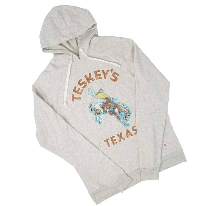 Teskey's Splendidly Bronco Hoodie - Oatmeal TESKEY'S GEAR - Sweatshirts Teskey's