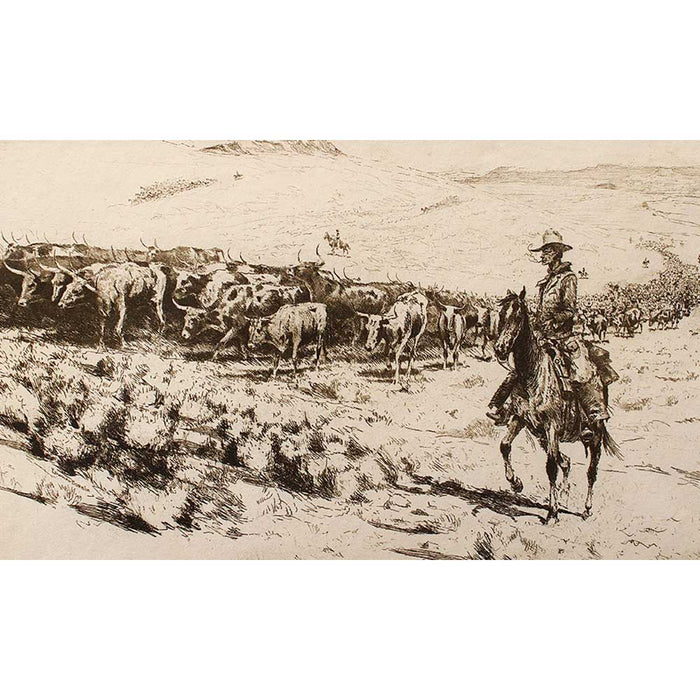Trail Herd II by Edward Borein Collectibles Edward Borein