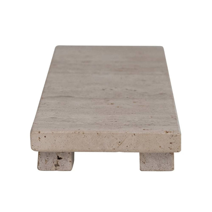 Travertine Footed Serving Board HOME & GIFTS - Tabletop + Kitchen - Serveware & Utensils Creative Co-Op