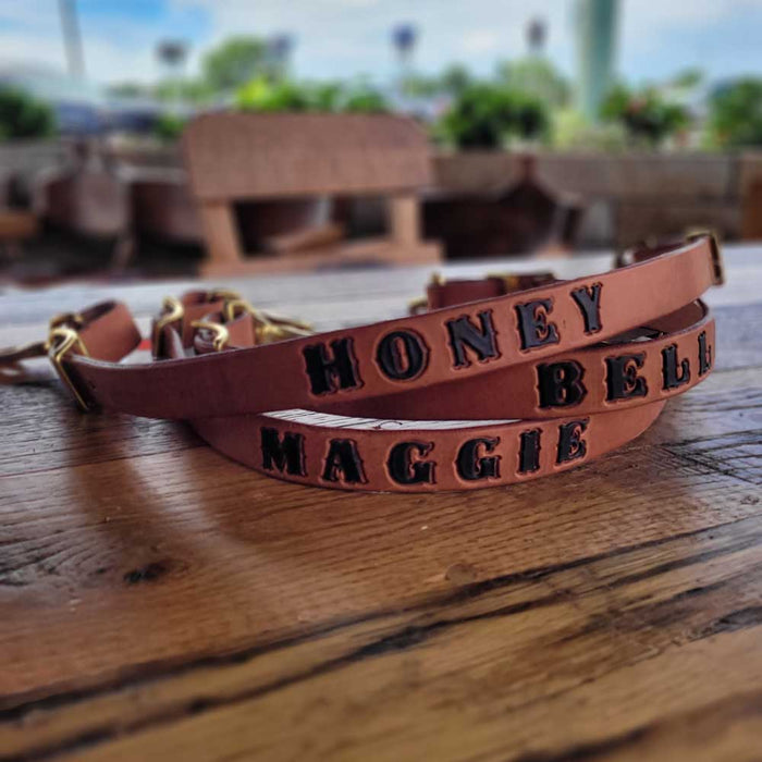 Trophy Leather Wither Strap Customs & Awards - MISC Trophy