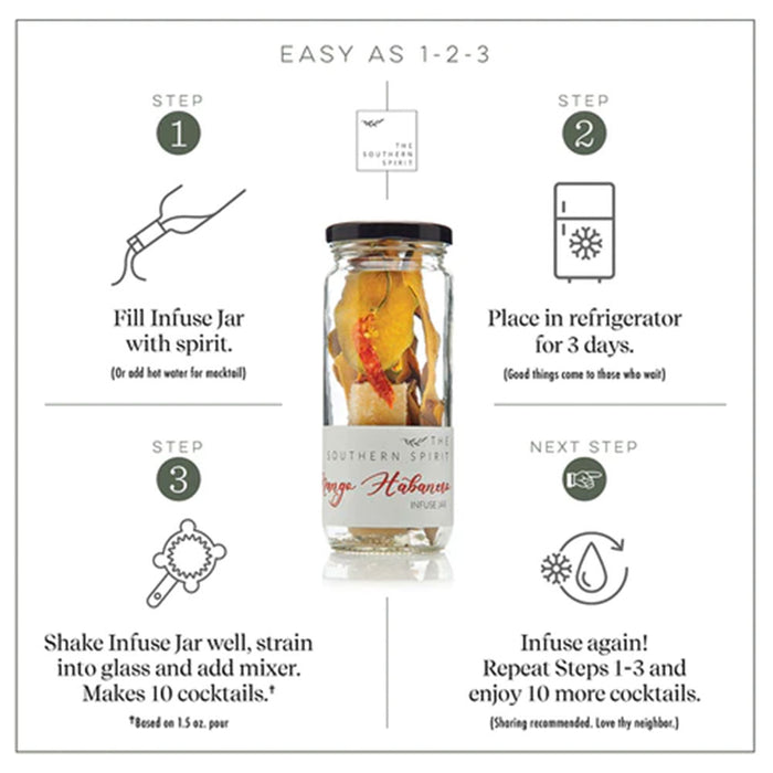 The Southern Spirit Infuse Jar - Citrus Berry HOME & GIFTS - Tabletop + Kitchen - Snacks & Drinks The Southern Spirit
