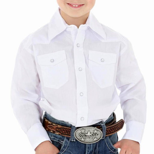 Wrangler Boy's Western Dress Shirt KIDS - Boys - Clothing - Shirts - Long Sleeve Shirts Wrangler
