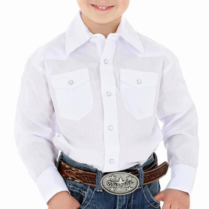 Wrangler Boy's Western Dress Shirt KIDS - Boys - Clothing - Shirts - Long Sleeve Shirts Wrangler