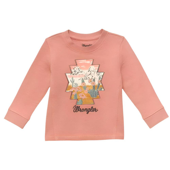 * Wrangler Baby Girl's Desert Scene Crewneck Sweatshirt - FINAL SALE KIDS - Baby - Baby Girl Clothing Wrangler