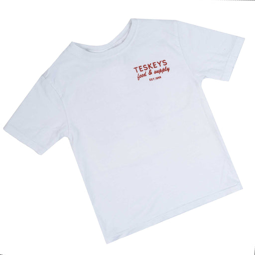 Teskey's Youth Feed & Supply Hereford Bull Tee - White TESKEY'S GEAR - Youth SS Shirts Teskey's