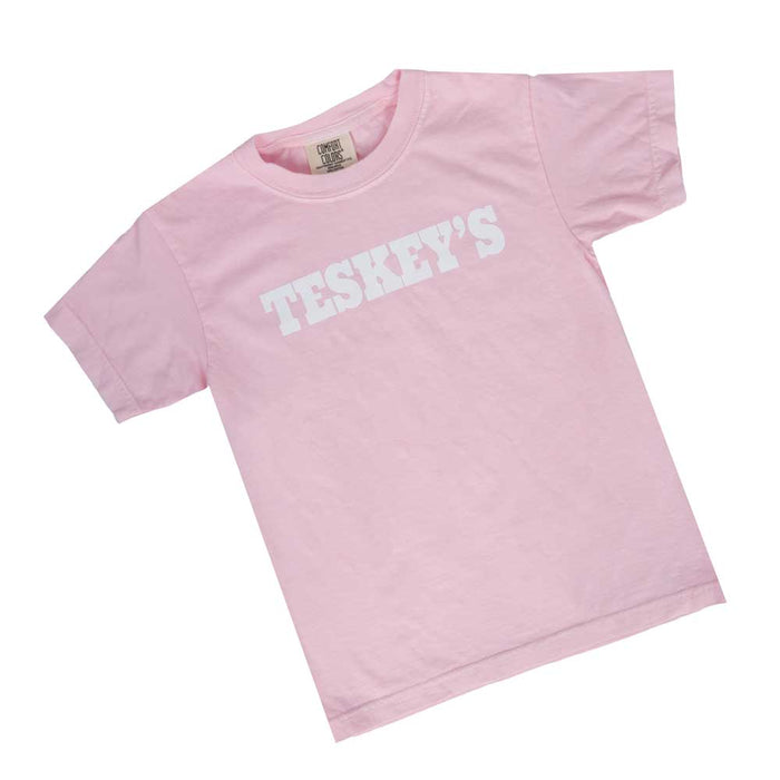 Teskey's Youth Plain Logo Tee - Blossom TESKEY'S GEAR - Youth SS Shirts Teskey's